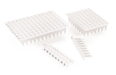 Rotilabo®-PCR trays, with partitioning, made of PP, without frame, 50 unit(s)