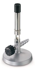 Laborat. Bunsen burner with needle valve, and air regulation, for propane gas
