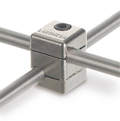 Double boss heads, square, Laboral, for rod Ø 12-13 x 12-13 mm, 1 unit(s)