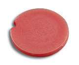 Lid inserts, PP, red, 500 unit(s)