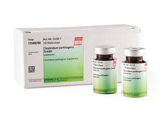 Clostridium perfringens Supplement, lyophilised, 10 unit(s), glass