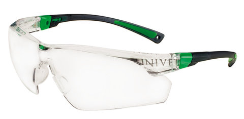 Safety glasses 506U, frame colour black/green, 1 unit(s)