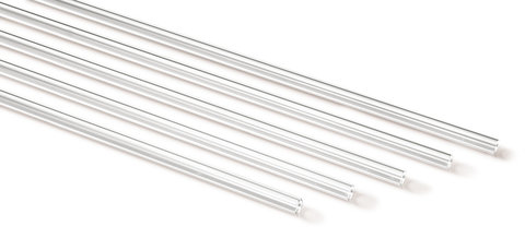 Glass tubes, outer Ø 6 mm, Length 50 cm, 12 unit(s)