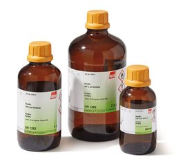 Pyridine, min. 99 %, for synthesis, 1 l, glass