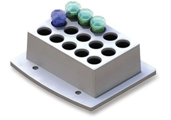 Exchangeable thermoblock f. thermoshaker, for 15 reaction vials 5 ml, 1 unit(s)