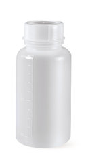 Wide neck bottles, LDPE, graduated 100 ml, 12 unit(s)