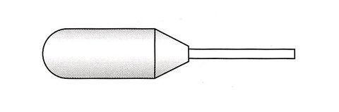 Pasteur pipettes with ultra-thin tip, LDPE, non-sterile, L 51 mm, 1.0 ml