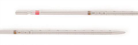 Graduated pipettes class B, brown grad., AR-GLAS®, L360 mm, 2 ml, 12 unit(s)