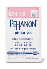 Indicator papers PEHANON®, with imprinted pH-scale, pH 1 - 2.8, 200 unit(s)
