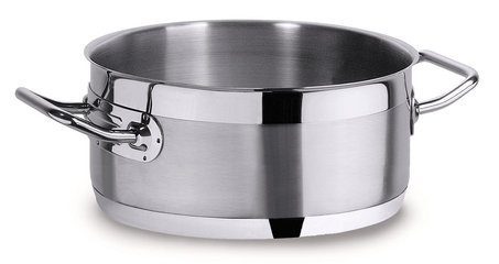High-grade steel pot, high gr. 18/10 st., 3.5 l, Ø 200 mm, H 110 mm, 1 unit(s)