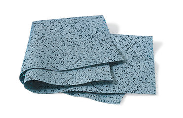 Wipes, 100% PP, blue, tissue size 40 x 42 cm, 35 unit(s)