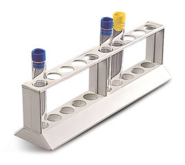 Test tube stands with 2 tiers, 10 slots, hole Ø 18 mm, 1 unit(s)