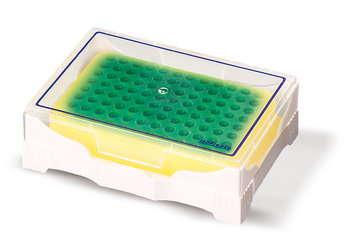 Rotilabo®-ice boxes for PCR-plates, PP, colour change from green to yellow