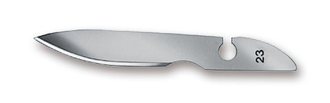 Scalpel blades, type 23, sterile, 144 unit(s)