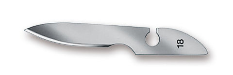 Scalpel blades, type 18, non-sterile, 144 unit(s)