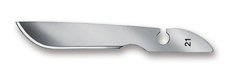 Scalpel blades, type 21, non-sterile, 144 unit(s)