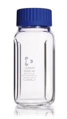 Wide neck baffled flask GLS 80, 1000 ml, Ø 101 mm, H 222 mm, 1 unit(s)