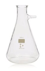 Flask with safety coating, made of borosilicate gl.with PVC coating, 1 unit(s)