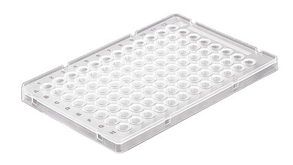 96-well PCR trays, Low Profile, with frame, filling vol. 150 µl, 50 unit(s)