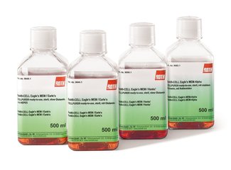 ROTI®CELL Eagle´s MEM / Earle´s, sterile, w/o glutamine, 500 ml, plastic