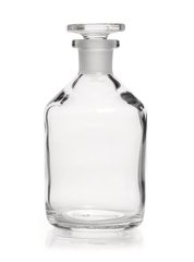 Narrow neck storage bottl., glass stopp., soda-lime glass, clear, 500 ml