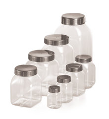 Rotilabo®-wide neck containers, PVC clear, 50 ml, 25 unit(s)