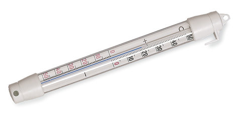 Cold thermometer, plastic, white, measuring range -50 - +50 °C, 1 unit(s)