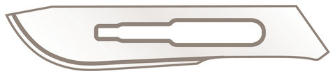 Scalpel blades, type 20, for scalpel H752.1/H753.1, 10 unit(s)