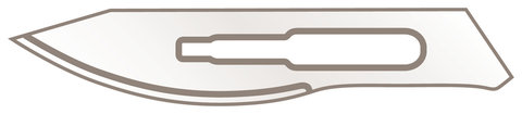 Scalpel blades, type 23, for scalpel H752.1/H753.1, 10 unit(s)