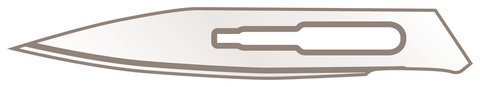 Scalpel blades, type 36, for scalpel H752.1/H753.1, 10 unit(s)