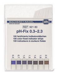 Universal indicator sticks pH-Fix, in square plastic box, pH 0.3-2.3