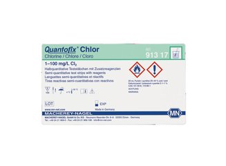 Quantofix® test strips, chlorine, L 95 x W 6 mm, 100 unit(s)