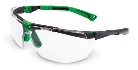 Safety glasses 5X1, frame grey/green, 1 unit(s)