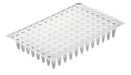 96-well PCR trays, standard, without frame, filling vol. 200 µl, 50 unit(s)