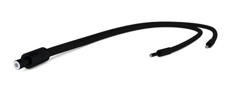 Flexible fibre-optic cable f. LED-series, dual-branch, L1000 mm, active Ø4,5 mm