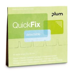 QuickFix detectable plaster, refill pack 2 x 45, 1 set