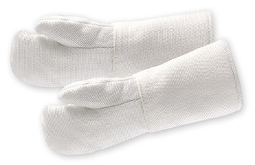 Heat protection gloves, size 10, max. 1100 °C, silicate fabric, 1 pair