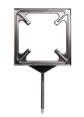 Tile holder, chrome nickel steel, 155 x 155 mm, 1 unit(s)