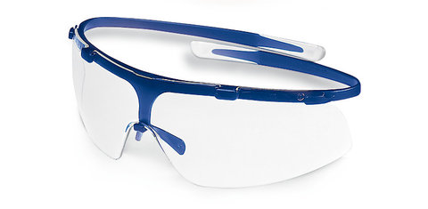 UV-safety glasses super g, by UVEX, acc. to EN 166, EN 170, PC, blue, 1 unit(s)