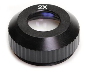 Clip-on lens 2.0x, for Stereo zoom microscope OZL-445, 1 unit(s)