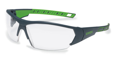 UV safety glasses i-works, UVEX, anthracite/green, clear, 1 unit(s)