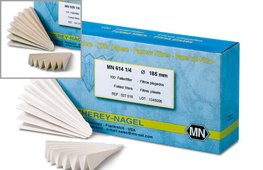 Grained filter papers, type MN 614 1/4, bleached, Ø 320 mm, 100 unit(s)