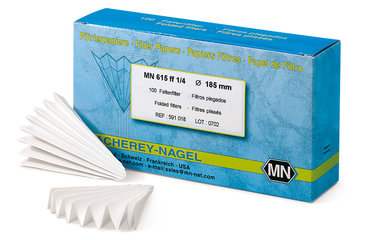 Folded filters for analysing fats, type MN 615 ff 1/4, Ø 125 mm, 100 unit(s)