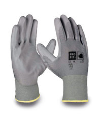 Pro-Fit S541 multipurpose gloves, grey/grey, size 9, polyamide, 12 pair