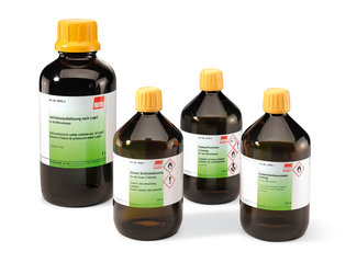 Carbol-gentianaviolet solution, for microscopy, 1 l, glass