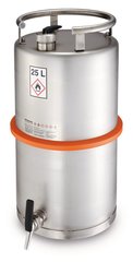 Safety barrel, with tap, 25 l, 1 unit(s)