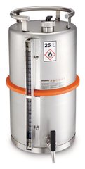 Safety barrel with tap, and filling level display, 25 l, 1 unit(s)