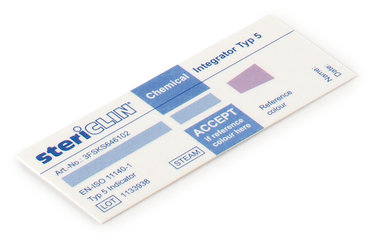 stericlin® type 5 indicator strips, (STEAM), L 80 x W 30 mm, 500 unit(s)