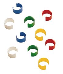 ColorisTM clips, 5 assorted colours, 10 unit(s)