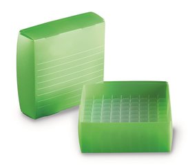 Cryogenic boxes, foldable, green, 81 slots, 1.5/2 ml, 10 unit(s)
